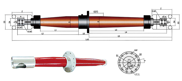 72.5-252kV Dry R.I.F./R.I.P Oil/Oil Bushing